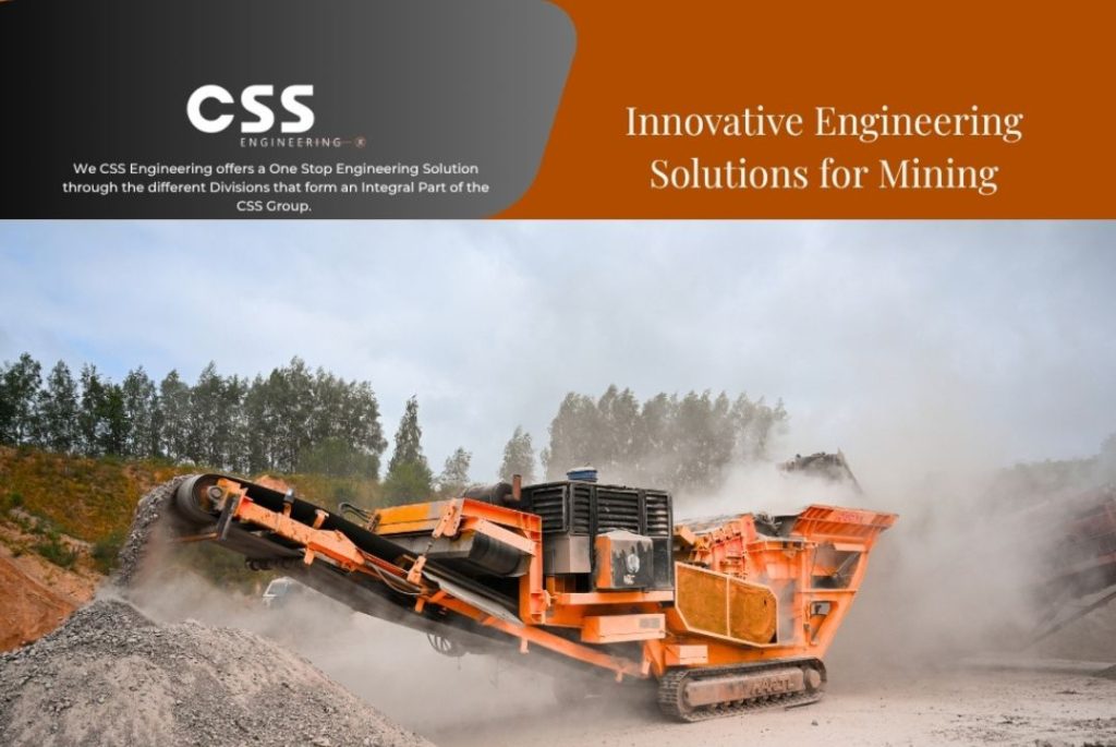 Custom-designed mining machinery by CSS Engineering.