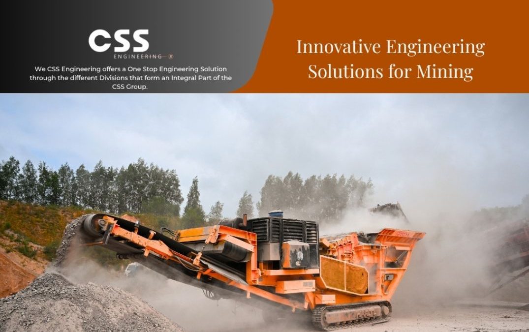Custom-designed mining machinery by CSS Engineering.
