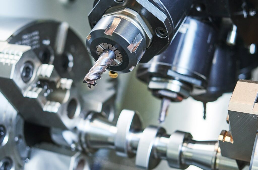 CSS Engineering CNC machine fabricating a precision steel component.