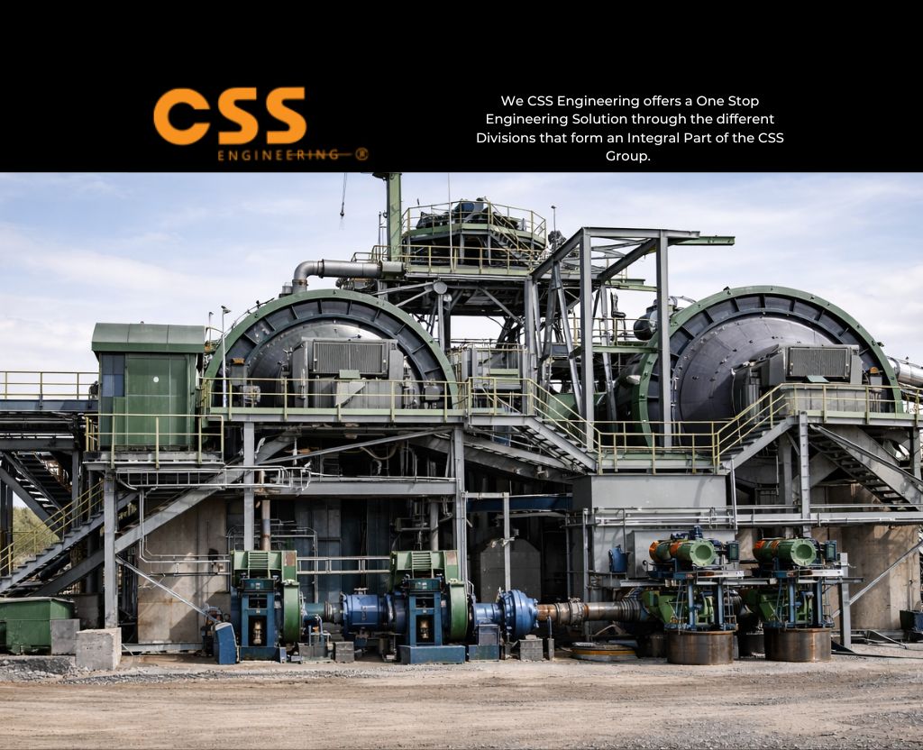 Mineral beneficiation plant with crushing, grinding, and flotation circuits in an industrial processing environment Mineral beneficiation plant with crushing, grinding, and flotation circuits in an industrial processing environment