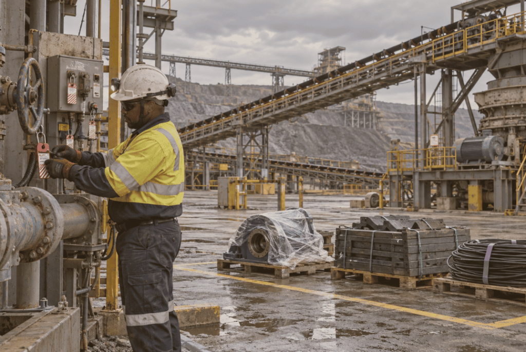 Mining plant engineering design for improved shutdown planning and maintenance access